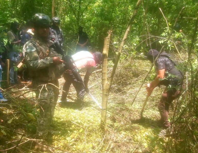 Autoridades ecuatorianas decomisan material explosivo cerca de Perú